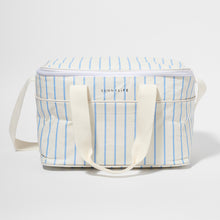 Load image into Gallery viewer, Cooler Bag Le Weekend Mid Blue-Cream