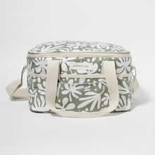 Load image into Gallery viewer, Canvas Cooler Bag The Vacay Olive