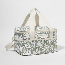 Load image into Gallery viewer, Canvas Cooler Bag The Vacay Olive