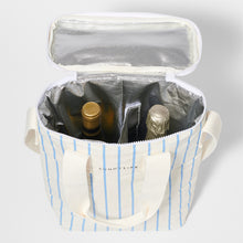 Load image into Gallery viewer, Drinks Cooler Bag Le Weekend Mid Blue-Cream