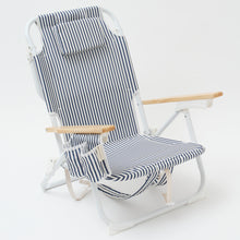 Load image into Gallery viewer, The Resort Luxe Beach Chair Coastal Blue