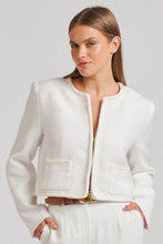 Load image into Gallery viewer, The Audrey Boucle Jacket - Ivory