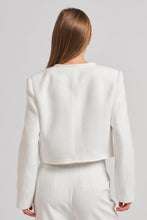 Load image into Gallery viewer, The Audrey Boucle Jacket - Ivory