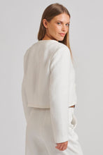 Load image into Gallery viewer, The Audrey Boucle Jacket - Ivory