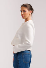 Load image into Gallery viewer, The Audrey Boucle Jacket - Ivory