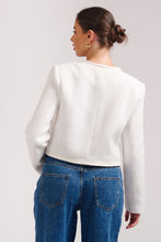 Load image into Gallery viewer, The Audrey Boucle Jacket - Ivory