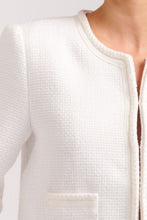 Load image into Gallery viewer, The Audrey Boucle Jacket - Ivory