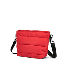 Load image into Gallery viewer, stash base crossbody (cloud) - cherry red