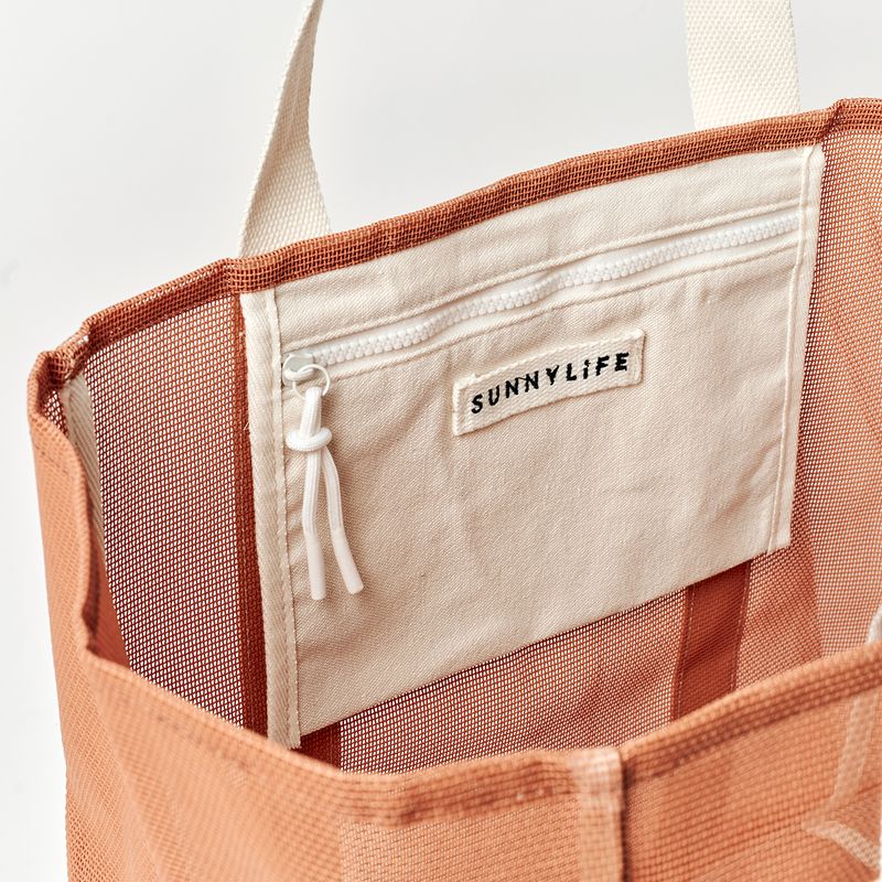 Mesh Beach Bag Tierra Clay