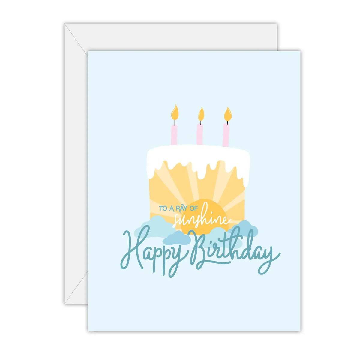 Happy Birthday - To a Ray of Sunshine - Greeting Card