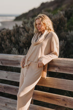 Load image into Gallery viewer, Winter Retreat Merino Pullover Soft Sand