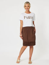Load image into Gallery viewer, Mimi Ruffle Hem Linen Skirt Koko