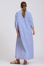 Load image into Gallery viewer, The Sybil Oversized Dress - Navy Stripe