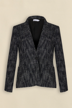 Load image into Gallery viewer, poise jacket - black/white boucle
