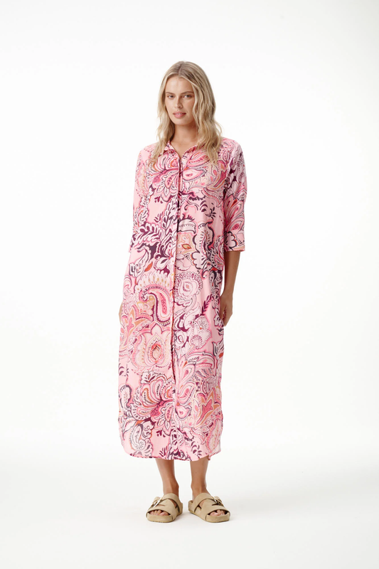 Long Daisy Rosewater Paisley