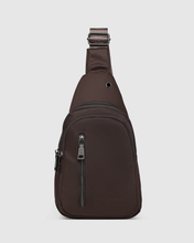 Load image into Gallery viewer, Boyd Nylon Sling Bag Chocolate