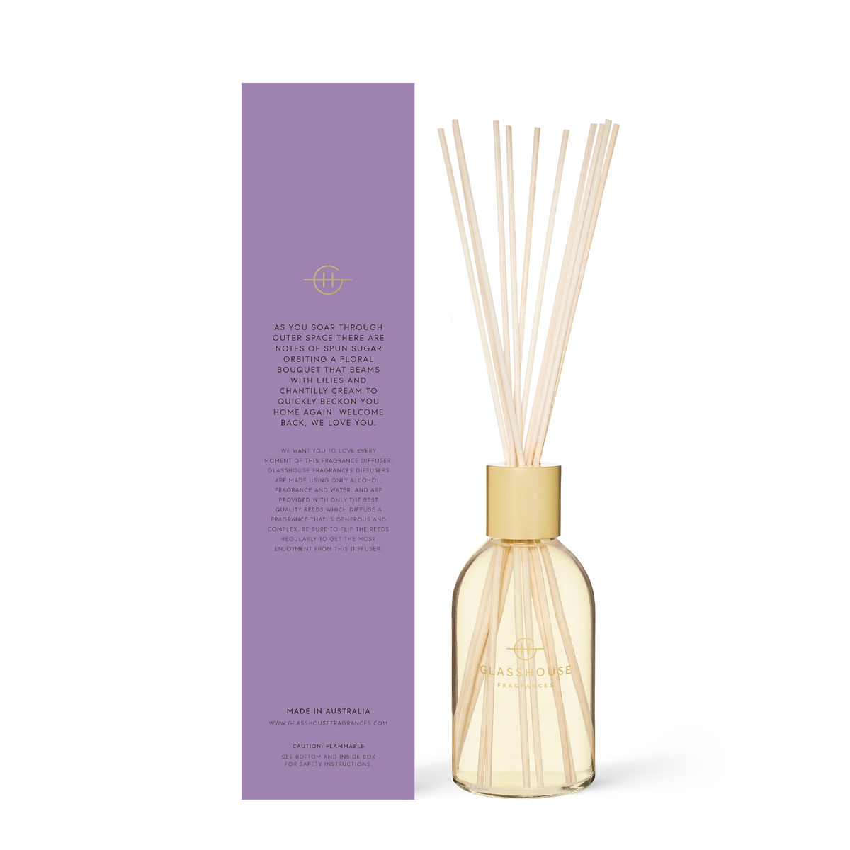 Moon and Back Sugar Dust & Lily 250mL Fragrance Diffuser