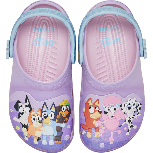 Bluey Multi Pink Classic Clog Toddler