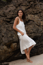 Load image into Gallery viewer, Remi Linen Dress Ivory