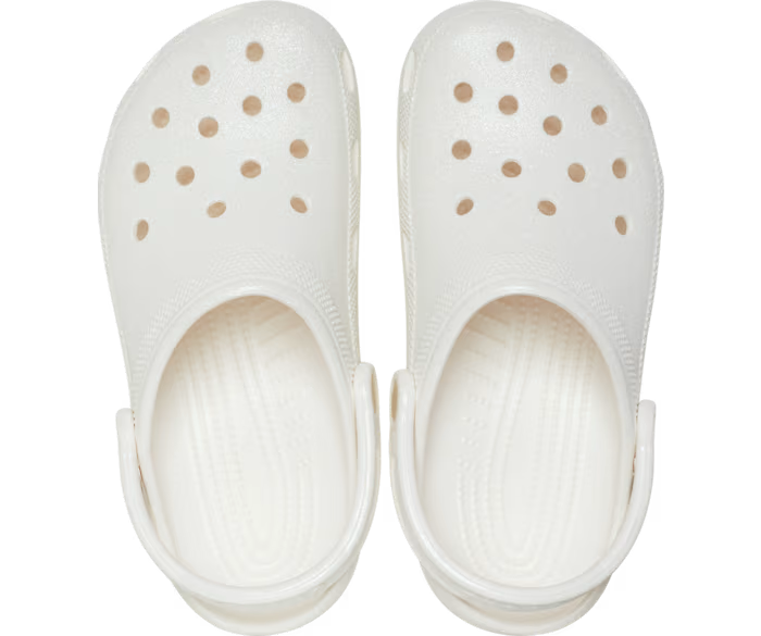 Classic Glitter Clog White One Country Mouse