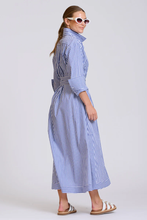 Load image into Gallery viewer, The Sybil Oversized Dress - Navy Stripe