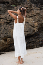 Load image into Gallery viewer, Remi Linen Dress Ivory