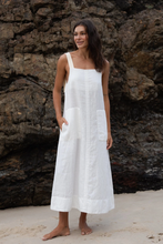 Load image into Gallery viewer, Remi Linen Dress Ivory
