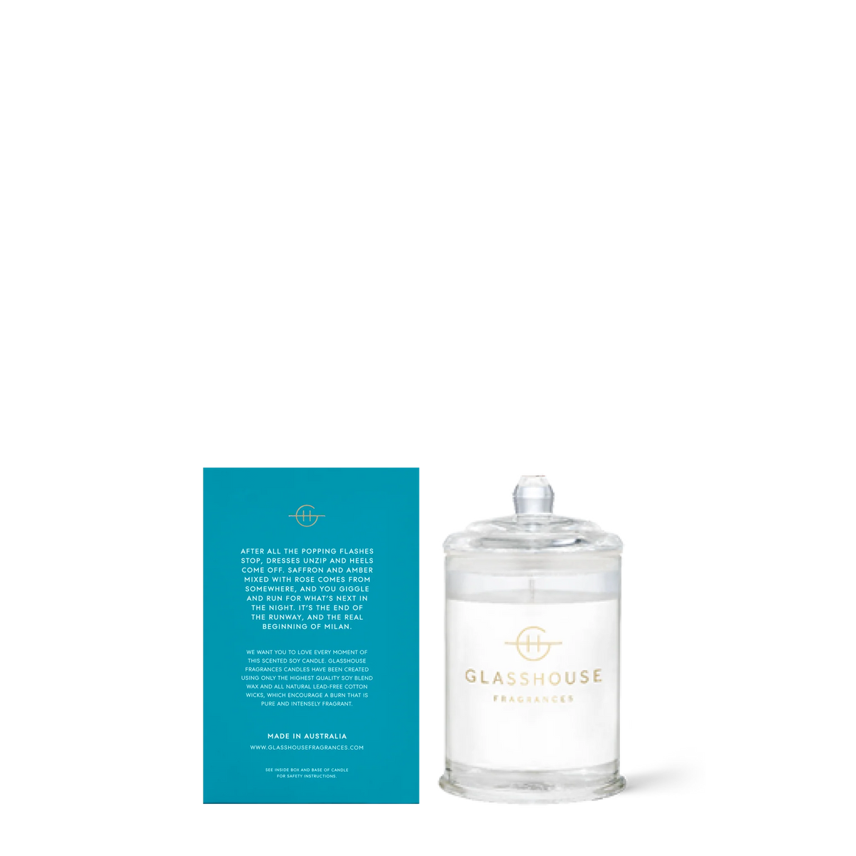 Midnight in Milan | 60g Soy Candle | Saffron & Rose