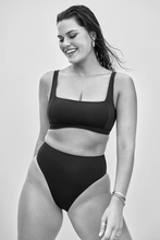 Load image into Gallery viewer, Eco Essentials Square Neck Bra Black