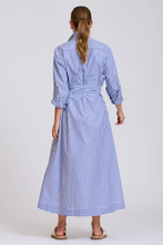 Load image into Gallery viewer, The Sybil Oversized Dress - Navy Stripe