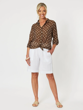 Load image into Gallery viewer, Jordon Linen Short White