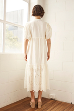 Load image into Gallery viewer, helm dress - cream broderie