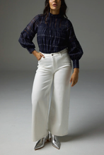 Load image into Gallery viewer, citation top - ink black check