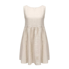 Load image into Gallery viewer, Harper Linen Dress Oatmeal