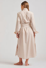 Load image into Gallery viewer, The Pippa Oversized Cotton Longline Dress - Stone