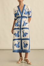 Load image into Gallery viewer, portrait dress azure collage