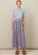 Load image into Gallery viewer, Calypso Pocket Cotton Cashmere Tee Blue