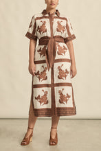 Load image into Gallery viewer, roam dress coffee collage