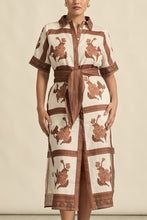 Load image into Gallery viewer, roam dress coffee collage