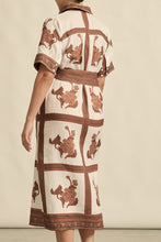 Load image into Gallery viewer, roam dress coffee collage