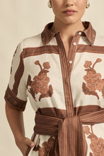 Load image into Gallery viewer, roam dress coffee collage