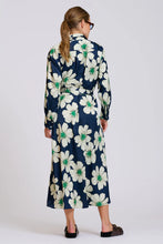 Load image into Gallery viewer, The Luxe Luna Longline Shirt Dress - Navy and Green Floral