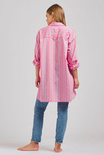 Load image into Gallery viewer, The Oversized Boyfriend Shirt - Pink Multi Stripe