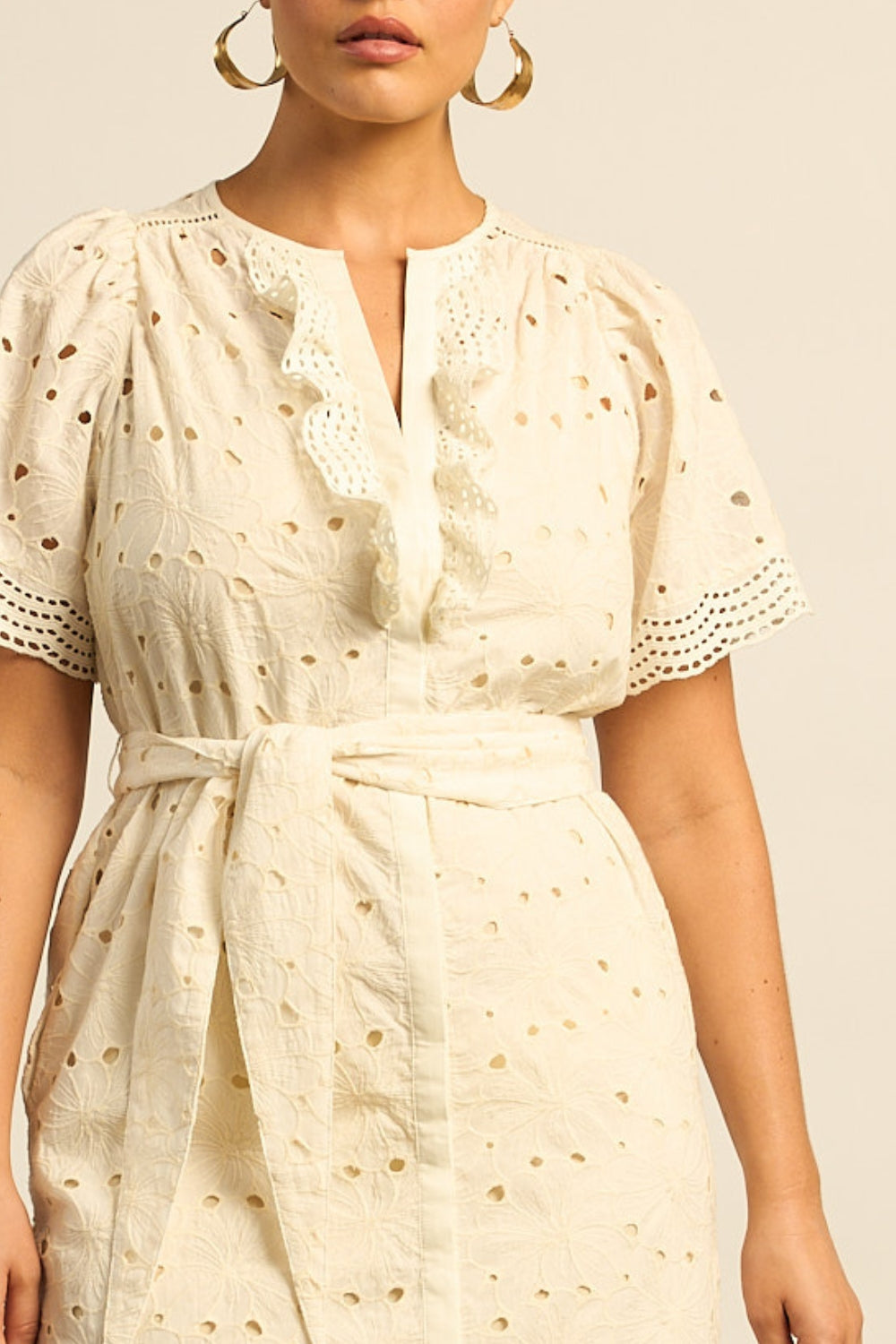 voyage dress - cream