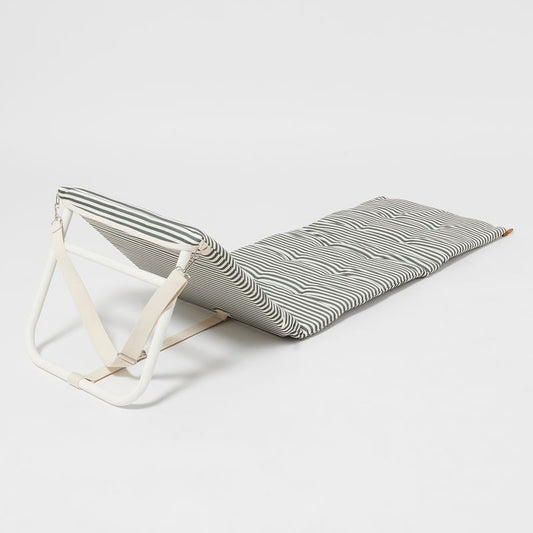 Reclining Beach Chair The Vacay Olive