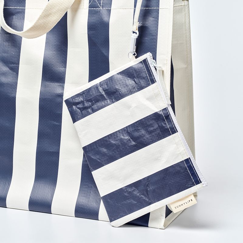 Carryall Beach Bag Marine Stripe
