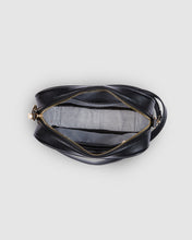 Load image into Gallery viewer, Anastasia Black Quilted Crossbody Bag