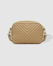 Load image into Gallery viewer, Anastasia Coffee Quilted Crossbody Bag