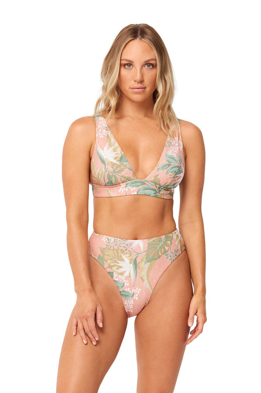 Paluma High Waist Pant - Coral