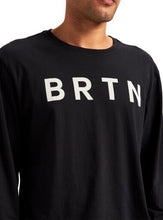 Load image into Gallery viewer, Burton BRTN Long Sleeve T-Shirt - True Black